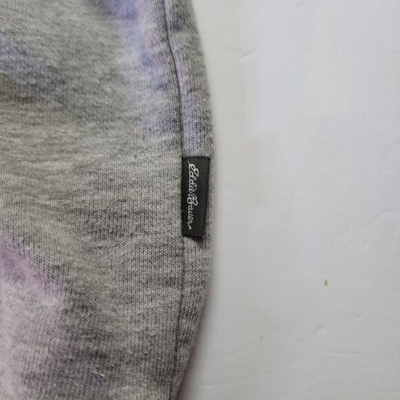 Eddie Bauer Hoodie Boys Large Grey Explore Graphic Print Fleece Pullover - Picture 6 of 10